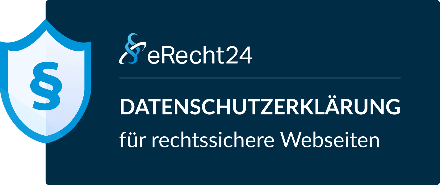 Datenschutzsiegel von eRecht 24